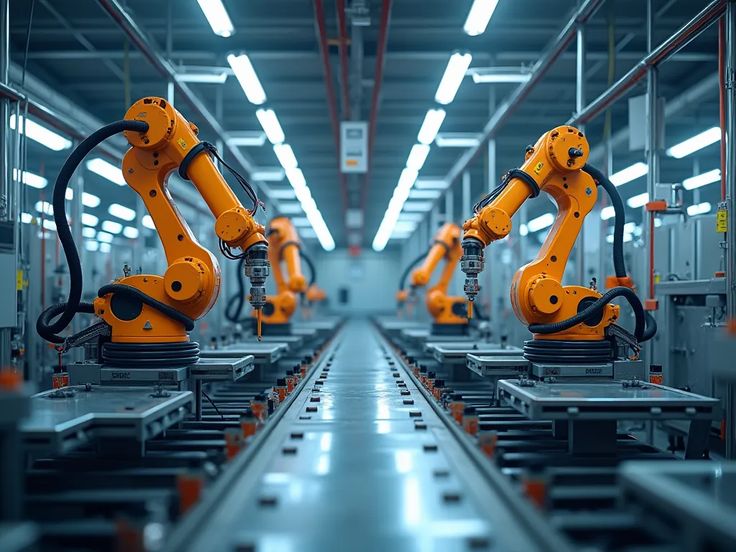 Air-Automated factory-robot arm